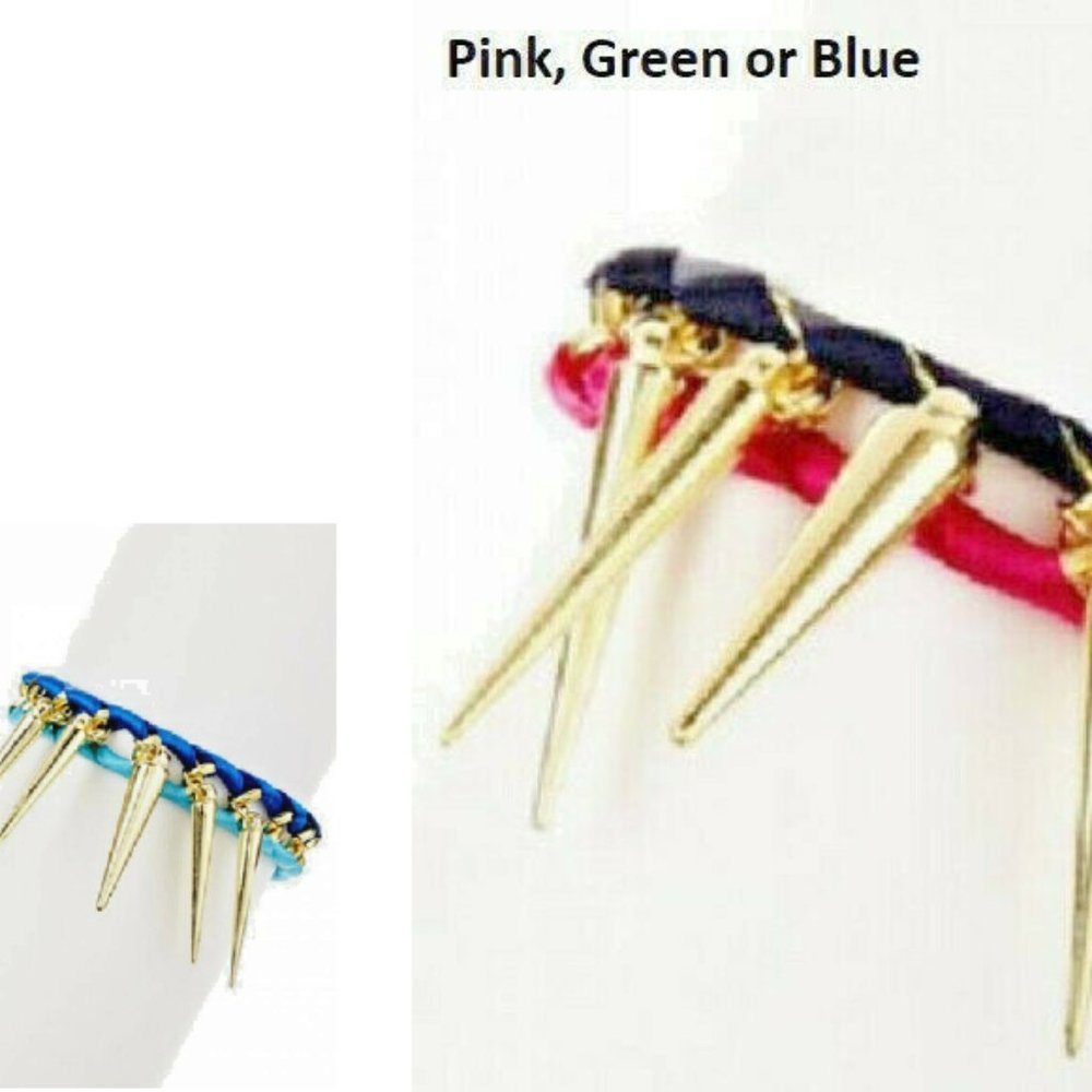 Anklet bracelet Green Pink Black Blue NWT